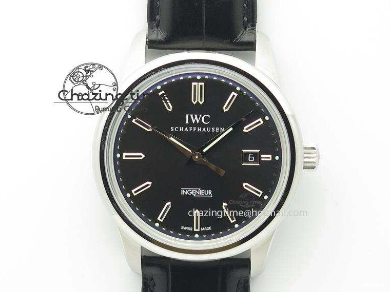 MIROTIME 0519 Ingeniuer St.Laurens SS Black Dial MKF 1:1 V2 Best Edition On Black Leather Strap A Functional 7351